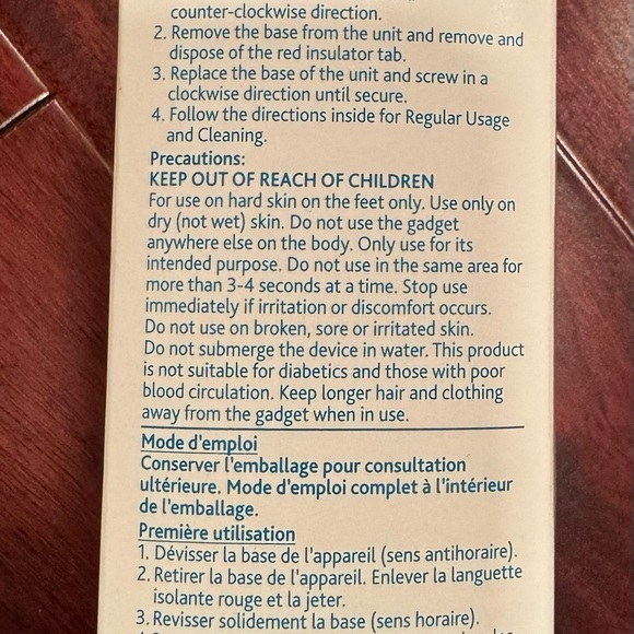 Pedi Perfect Electronic Foot File With Refill Roller Heads ….  ALL NEW IN BOX - Picture 2 of 4